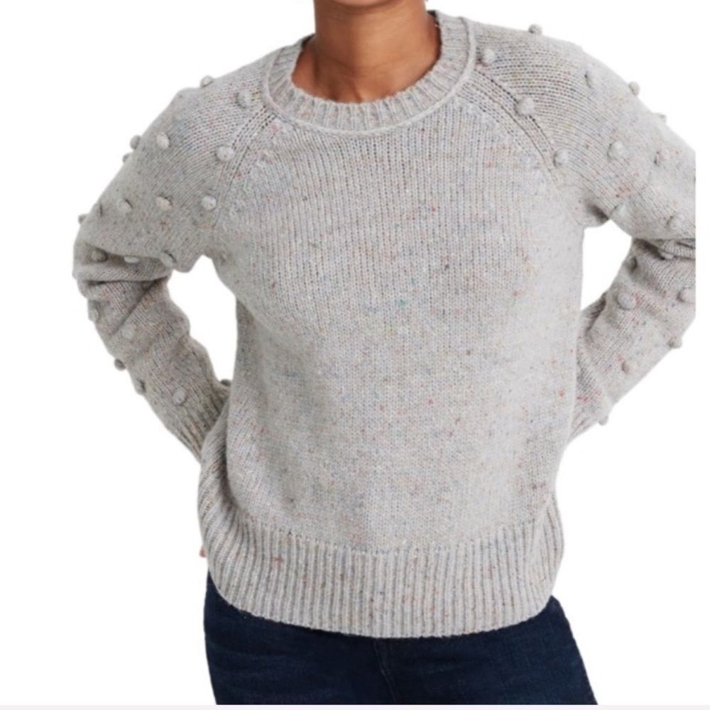 MADEWELL Janey Bobble Sleeve Pullover Sweater! - Picture 8 of 8